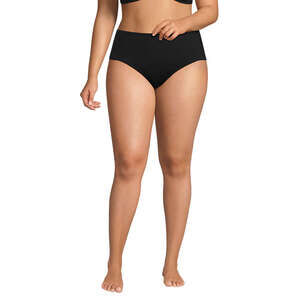 Lands' End Women's Classic Black Swim Bottoms Size 2X
